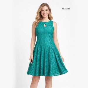 Danny and Nicole - Lace Overlay Dress